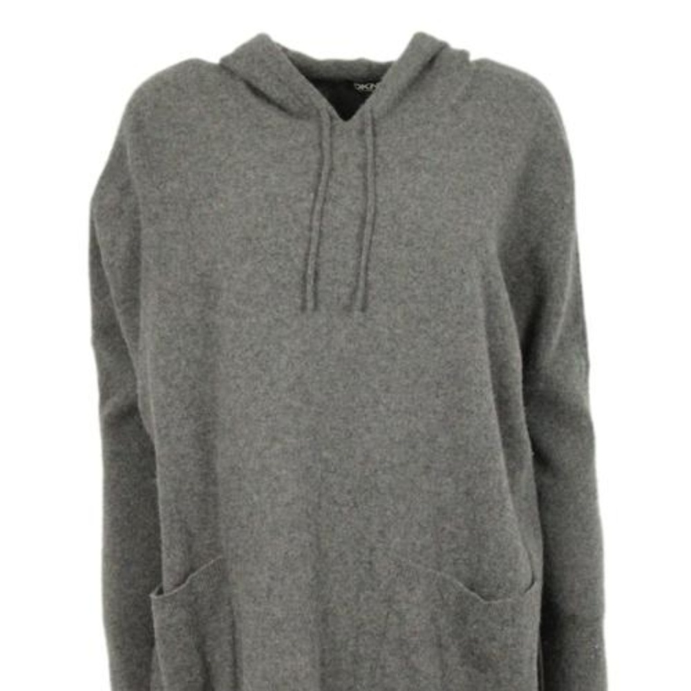 DKNY Over Sized Hoodie Gray Sweater
